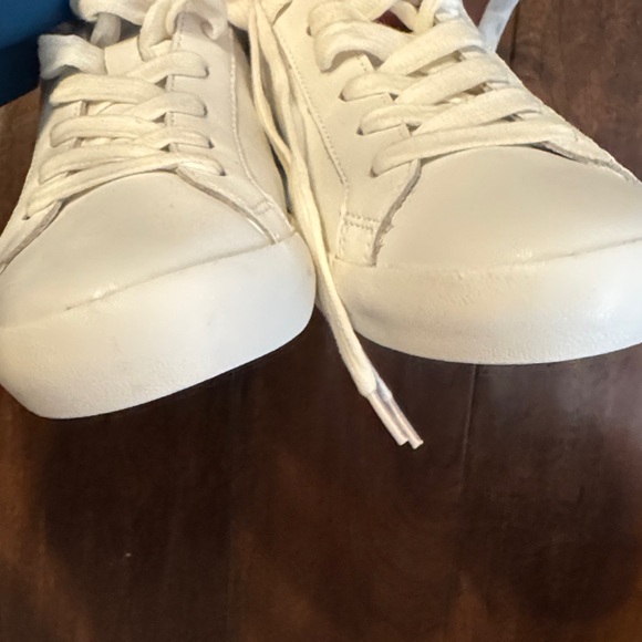 Banana Republic- White Leather Lace-Up Sneakers- minimalist luxury-NIB - Picture 5 of 13